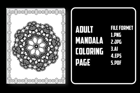 Download Adult Mandala Coloring Page - Adult mandala Collection