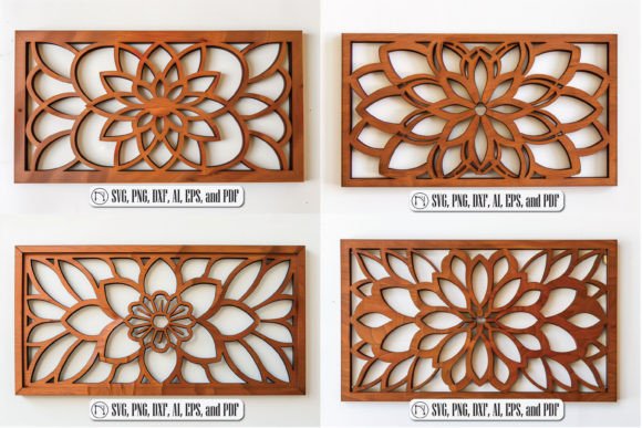 Download Laser Cut Mandala Wall Decor SVG Bundle - Wall Collection