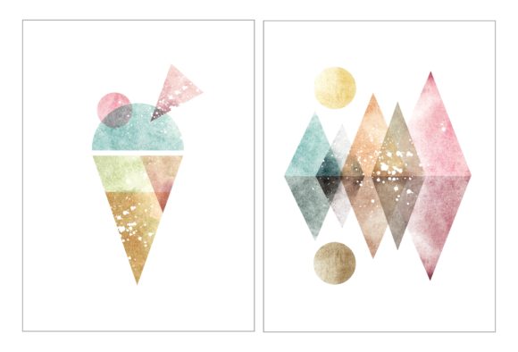 Download Abstract Wall Decoration Water Color - Wall Collection