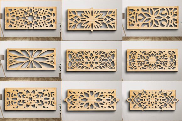 Download Laser Cut Mandala Wall Panel Set - Wall Collection