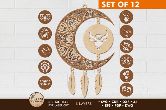 Download Zodiac Dream Catcher Bundle Wall Panels - Wall Collection