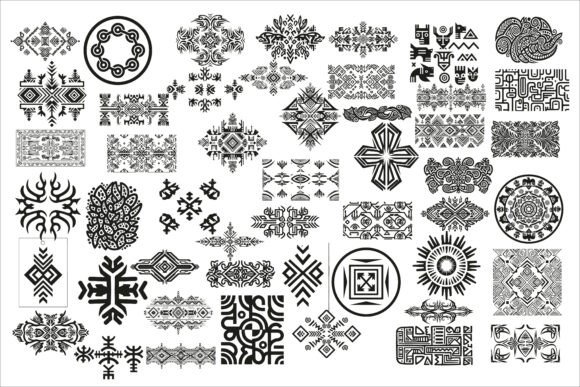 Download Bold Tribal Pattern Wall Art Design - Wall Collection