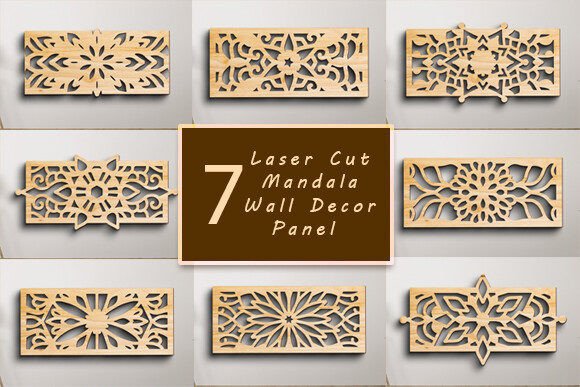 Download Laser Cut Mandala Wall Panel Set - Wall Collection