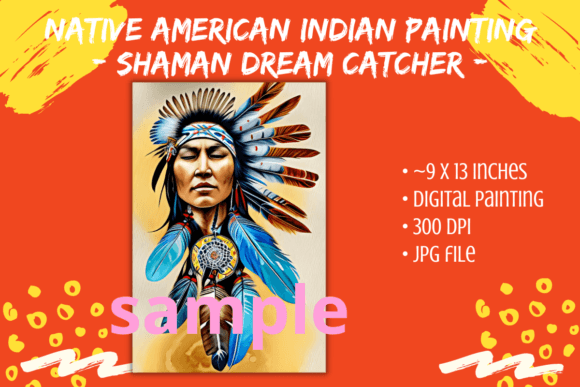Download American Indian Shaman Dream Catcher Art - Premium Resources