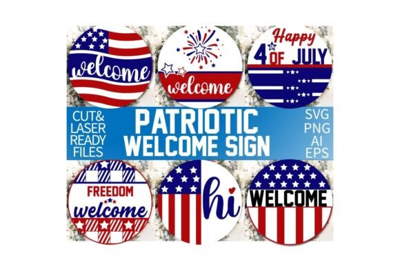 Download Patriotic Welcome Sign SVG PNG Bundle - Png bundle Collection